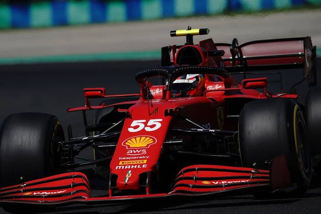 Formel 1 Grand Prix Großer Preis von Ungarn 2021 30.07.2021, Hungaroring, Budapest, Formel 1 Grand Prix Großer Preis von Ungarn 2021, im Bild Carlos Sainz Jr. (ESP 55), Scuderia Ferrari Mission Winnow