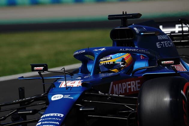 Formel 1 Grand Prix Großer Preis von Ungarn 2021 30.07.2021, Hungaroring, Budapest, Formel 1 Grand Prix Großer Preis von Ungarn 2021, im Bild Fernando Alonso (ESP 14), Alpine F1 Team