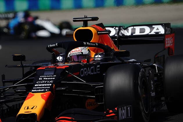 Formel 1 Grand Prix Großer Preis von Ungarn 2021 30.07.2021, Hungaroring, Budapest, Formel 1 Grand Prix Großer Preis von Ungarn 2021, im Bild Max Verstappen (NEL 33), Red Bull Racing Honda