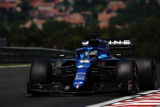 Formel 1 Grand Prix Großer Preis von Ungarn 2021 30.07.2021, Hungaroring, Budapest, Formel 1 Grand Prix Großer Preis von Ungarn 2021, im Bild Fernando Alonso (ESP 14), Alpine F1 Team
