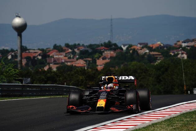 Formel 1 Grand Prix Großer Preis von Ungarn 2021 30.07.2021, Hungaroring, Budapest, Formel 1 Grand Prix Großer Preis von Ungarn 2021, im Bild Max Verstappen (NEL 33), Red Bull Racing Honda