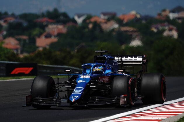 Formel 1 Grand Prix Großer Preis von Ungarn 2021 30.07.2021, Hungaroring, Budapest, Formel 1 Grand Prix Großer Preis von Ungarn 2021, im Bild Fernando Alonso (ESP 14), Alpine F1 Team