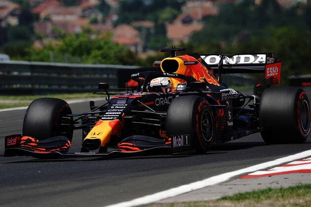 Formel 1 Grand Prix Großer Preis von Ungarn 2021 30.07.2021, Hungaroring, Budapest, Formel 1 Grand Prix Großer Preis von Ungarn 2021, im Bild Max Verstappen (NEL 33), Red Bull Racing Honda