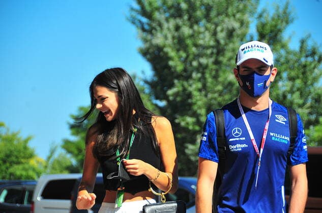 Formel 1 Grand Prix Großer Preis von Ungarn 2021 30.07.2021, Hungaroring, Budapest, Formel 1 Grand Prix Großer Preis von Ungarn 2021, im Bild Nicholas Latifi (CAN 6), Williams Racing mit Freundin Sandra Dziwiszek