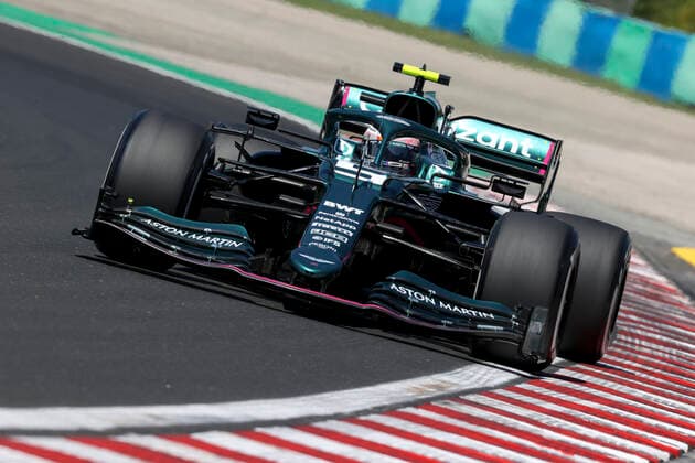 5 Sebastian Vettel (GER, Aston Martin Cognizant F1 Team), F1 Grand Prix of Hungary at Hungaroring on July 30, 2021 in Budapest, Hungary. (Photo by HOCH ZWEI) Budapest Hungary