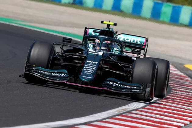5 Sebastian Vettel (GER, Aston Martin Cognizant F1 Team), F1 Grand Prix of Hungary at Hungaroring on July 30, 2021 in Budapest, Hungary. (Photo by HOCH ZWEI) Budapest Hungary