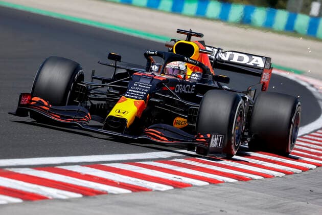 33 Max Verstappen (NED, Red Bull Racing), F1 Grand Prix of Hungary at Hungaroring on July 30, 2021 in Budapest, Hungary. (Photo by HOCH ZWEI) Budapest Hungary