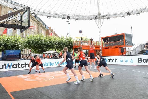 3×3 German Championship 2021, 30.07.2021 U18 Vorrundenspiele - 3×3 German Championship 2021 30.07.2021 in Düsseldorf. Copyright: xBEAUTIFULxSPORTS KennyxBeelex