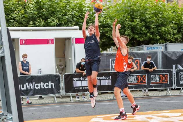 3×3 German Championship 2021, 30.07.2021 U18 Vorrundenspiele - 3×3 German Championship 2021 30.07.2021 in Düsseldorf. Copyright: xBEAUTIFULxSPORTS KennyxBeelex