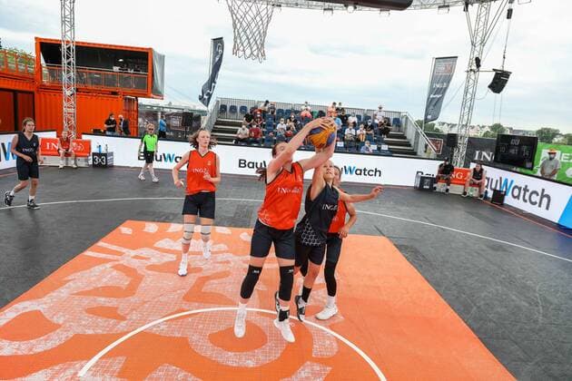 3×3 German Championship 2021, 30.07.2021 U18 Vorrundenspiele - 3×3 German Championship 2021 30.07.2021 in Düsseldorf. Copyright: xBEAUTIFULxSPORTS KennyxBeelex