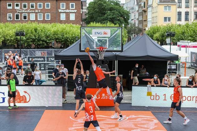 Sport Bilder des Tages 3×3 German Championship 2021, 30.07.2021 U18 Vorrundenspiele - 3×3 German Championship 2021 30.07.2021 in Düsseldorf. Copyright: xBEAUTIFULxSPORTS KennyxBeelex