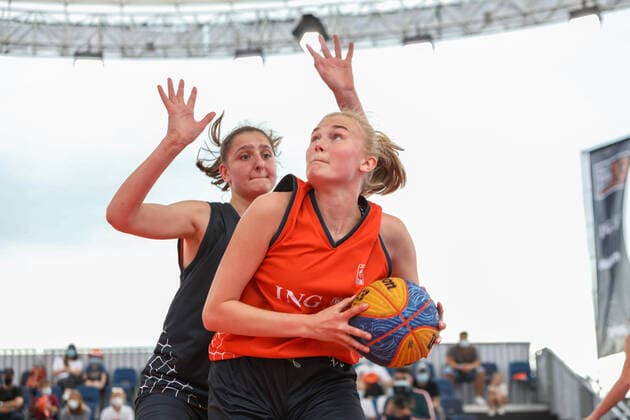 3×3 German Championship 2021, 30.07.2021 U18 Vorrundenspiele - 3×3 German Championship 2021 30.07.2021 in Düsseldorf. Copyright: xBEAUTIFULxSPORTS KennyxBeelex