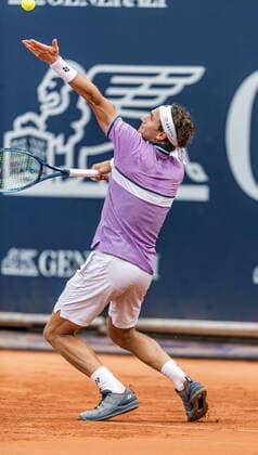 30.07.2021, Sportpark, Kitzbühel, AUT, ATP, Tennis Herren Tour, Generali Open Kitzbühel, Halbfinale, im Bild Casper Ruud (NOR) Casper Ruud of Norway during the semi final match of Generali Open Tennis Tournament of the ATP Tour at the Sportpark in Kitzbühel, Austria on 2021 07 30.