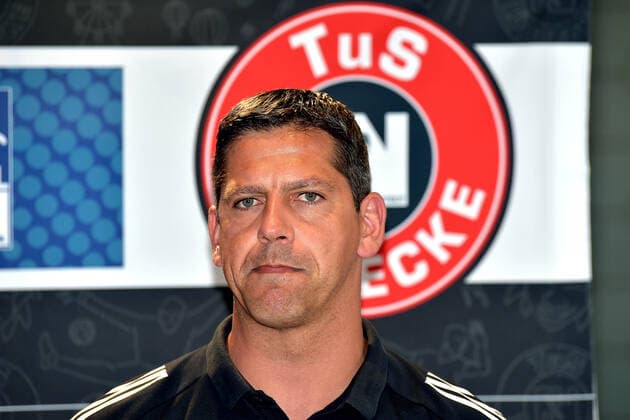 30-07-2021 pmk NE152860 Handball Herren Bundesliga Saison 2021 2022 TuS-N-Luebbecke Pressekonferenz Rolf HERMANN -Sportlicher Leiter- Luebbecke