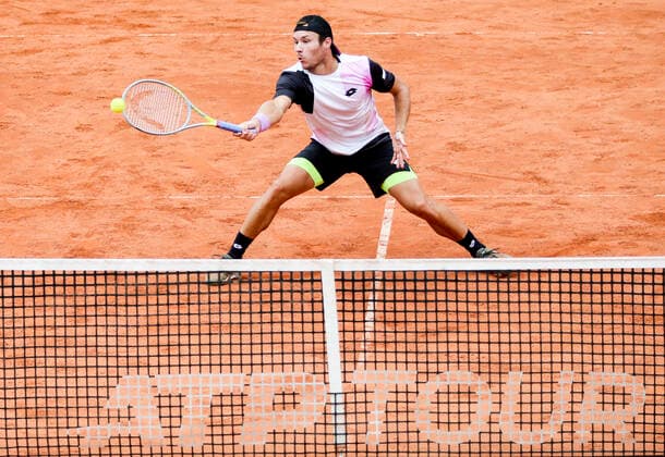 TENNIS - ATP, Tennis Herren Generali Open 2021 KITZBUEHEL,AUSTRIA,31.JUL.21 - TENNIS - ATP World Tour, Generali Open. Image shows Lucas Miedler (AUT).  GEPAxpictures xPatrickxSteiner