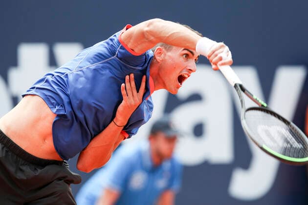 TENNIS - ATP, Tennis Herren Generali Open 2021 KITZBUEHEL,AUSTRIA,31.JUL.21 - TENNIS - ATP World Tour, Generali Open. Image shows Alexander Erler (AUT).  GEPAxpictures xPatrickxSteiner