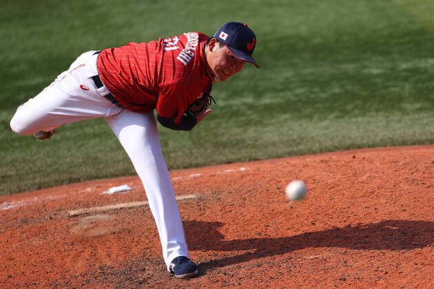 Ryoji Kuribayashi (JPN), JULY 31, 2021 - Baseball : Opening Round Group A game between Japan - Mexico during the Tokyo 2020 Olympic Games, Olympische Spiele, Olympia, OS at the Yokohama Baseball Stadium in Kanagawa, Japan. Noxthirdxpartyxsales  (166029054)