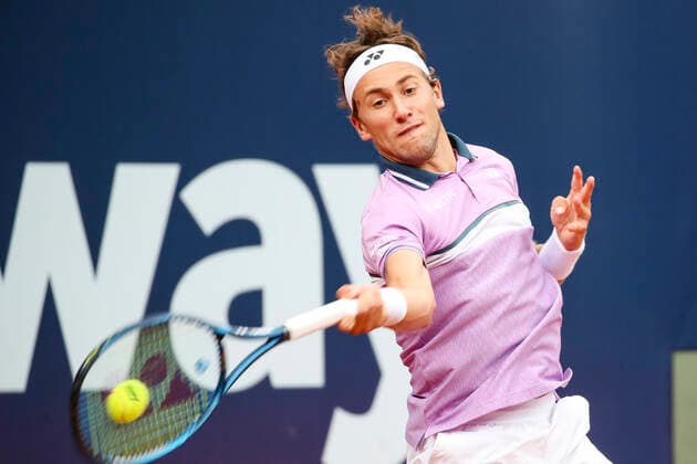 TENNIS - ATP, Tennis Herren Generali Open 2021 KITZBUEHEL,AUSTRIA,31.JUL.21 - TENNIS - ATP World Tour, Generali Open. Image shows Casper Ruud (NOR).  GEPAxpictures xPatrickxSteiner