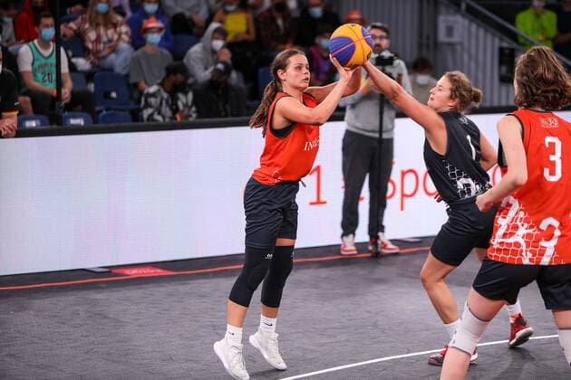3×3 German Championship 2021, 31.07.2021 Die Gruenberg Eaglettes sind Deutsche Meisterinnen geworden im 3x3 Basketball - 3×3 German Championship 2021 31.07.2021 in Düsseldorf. Copyright: xBEAUTIFULxSPORTS KennyxBeelex