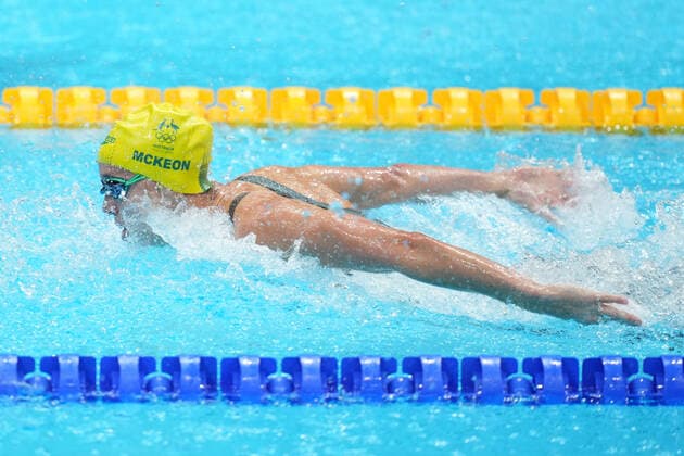 PARIS 2024, OLYMPIC LEGENDS: Emma McKeon OLY21 SWIM FINALS, Australia?s 4x100m Medley Relay team Emma McKeon in action during their Gold medal win at the Tokyo Aquatics Centre during the Tokyo 2020 Olympic Games, Olympische Spiele, Olympia, OS in Tokyo, Japan, Sunday, August 1, 2021. ( NO ARCHIVING, EDITORIAL USE ONLY, NO USE IN BOOKS WITHOUT CONSENT TOKYO JAPAN  Copyright: xJOExGIDDENSx 20210801001562702598