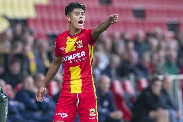 DEVENTER, Stadium De Adelaarshorst, 31-07-2021 , season 2021 2022 , Dutch Eredivisie. Preseason friendly, final result 1-2, GA Eagles player Quiermo Dumay during the match Go Ahead Eagles - Emmen Go Ahead Eagles - Emmen  x12819084x Copyright: