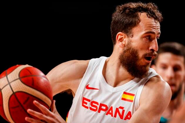 Spain s Sergio Rodriguez in action during their match for Group C of men s basketball between Spain and Slovenia for the 2020 Olympic Games, Olympische Spiele, Olympia, OS at the Saitama Super Arena in Tokyo, Japan, 01 August 2021. 2020 Olympics Basketball: Spain - Slovenia !ACHTUNG: NUR REDAKTIONELLE NUTZUNG!  Copyright: xFernandoxBizerrax EVE5801 20210801-979bd1e4321cf127b0484d617ee60aacd31328c4