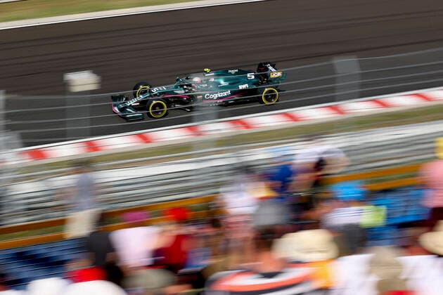 5 Sebastian Vettel (GER, Aston Martin Cognizant F1 Team), F1 Grand Prix of Hungary at Hungaroring on August 1, 2021 in Budapest, Hungary. (Photo by HOCH ZWEI) Budapest Hungary