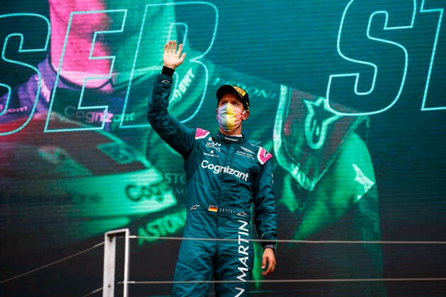 5 Sebastian Vettel (GER, Aston Martin Cognizant F1 Team), F1 Grand Prix of Hungary at Hungaroring on August 1, 2021 in Budapest, Hungary. (Photo by HOCH ZWEI) Budapest Hungary