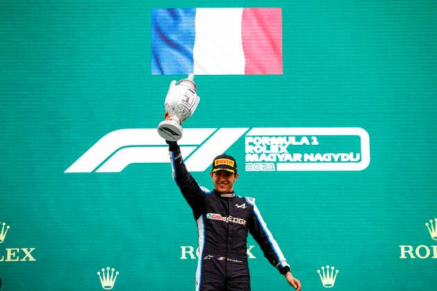 31 Esteban Ocon (FRA, Alpine F1 Team), F1 Grand Prix of Hungary at Hungaroring on August 1, 2021 in Budapest, Hungary. (Photo by HOCH ZWEI) Budapest Hungary