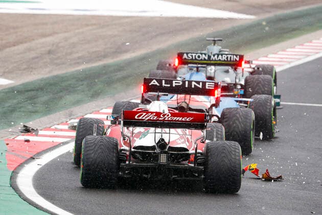 Start, 7 Kimi Raikkonen (FIN, Alfa Romeo Racing ORLEN), 14 Fernando Alonso (ESP, Alpine F1 Team), F1 Grand Prix of Hungary at Hungaroring on August 1, 2021 in Budapest, Hungary. (Photo by HOCH ZWEI) Budapest Hungary