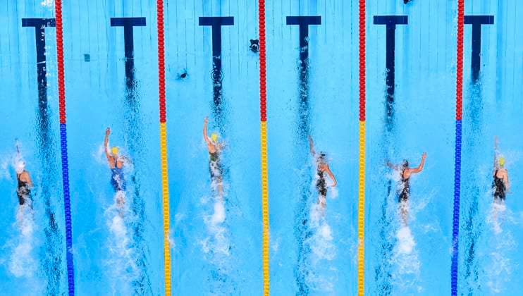 PARIS 2024, OLYMPIC LEGENDS: Emma McKeon (210801) -- TOKYO, Aug. 1, 2021 -- Emma Mckeon (3rd L) of Australia competes during the women s 50m freestyle final of swimming at the Tokyo 2020 Olympic Games, Olympische Spiele, Olympia, OS in Tokyo, Japan, Aug. 1, 2021. ) (TOKYO2020)JAPAN-TOKYO-OLY-SWIMMING-WOMEN S 50M FREESTYLE-FINAL XiaxYifang 