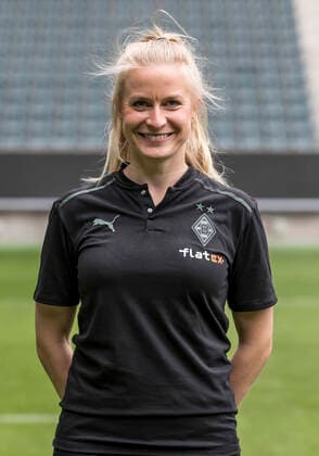 Leiterin Ernährung und Monitoring Dr. Wiebke Schlusemann, VfL Borussia Mönchengladbach; 1.BL, Porträttermin 2021 2022