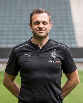 Physiotherapeut Hendrik Schreiber, VfL Borussia Mönchengladbach; 1.BL, Porträttermin 2021 2022