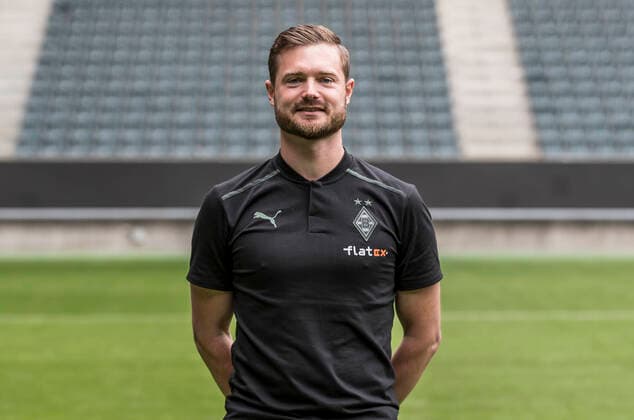 Physiotherapeut Benedikt Bohnen, VfL Borussia Mönchengladbach; 1.BL, Porträttermin 2021 2022