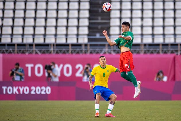 Tokyo 2020 Olympiad Tokyo TÓQUIO, TO - 03.08.2021: TOKYO 2020 OLYMPIAD TOKYO - Antuna do Mexico during the Mexico vs Brazil football match at the Tokyo 2020 Olympic Games, Olympische Spiele, Olympia, OS held in 2021, the match held at Kashima Stadium, Japan. (Photo: Richard Callis Fotoarena) x2101884x  RichardxCallis