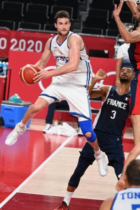 Photo Alfredo Falcone - LaPresse 03 08 2021 Tokyo (Japan) The Games of the XXXII Tokyo 2020 Olympics Basketball men quarterfinal Italy vs France In the pic:Danilo Gallinari  Copyright: xAlfredoxFalcone LaPressex