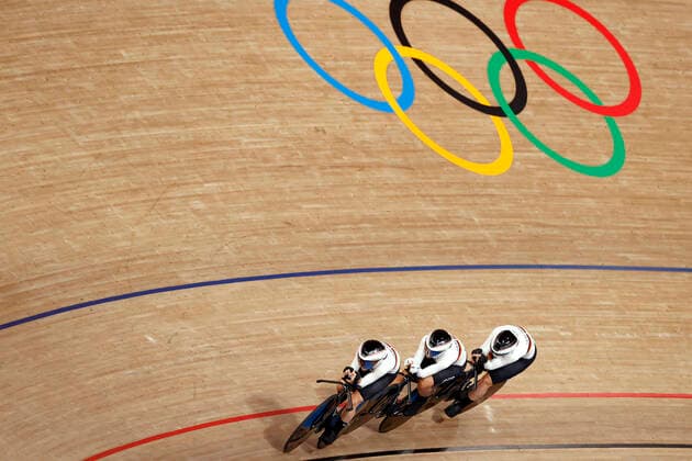 149 Franziska BRAUSSE(GER),150 Lisa BRENNAUER (GER),154 Lisa KLEIN(GER),155 Mieke KROEGER (GER), Cycling Bahnrad Track Women s Cycling Bahnrad Track Women s Team Pursuit Qualifying at Izu Velodrome Shizuoka 2.08.2021 Olympische Sommerspiele 2020, vom 23.07. - 08.08.2021 in Tokio Japan.