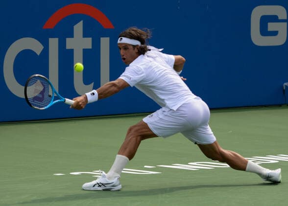 August 3, 2021, Washington, D.C, U.S: FELICIANO LOPEZ of Spain in the Citi Open tennis tournament in Washington D.C. Washington U.S. - ZUMAl132 20210803_zap_l132_039 Copyright: xChristopherxLevyx