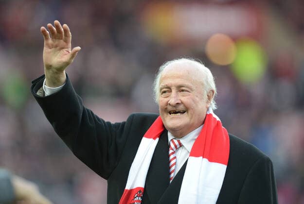 Mandatory Credit: Photo by Richard Lee BPI Shutterstock (7449128az) Former Sunderland player Charlie Hurley celebrates his 80th birthday as he is introduced to the crowd during the Premier League match between Sunderland and Hull City played at Stadium of Light, Sunderland on 19th November 2016 Football - Premier League 2016 17 Sunderland v Hull City Stadium of Light, Sunderland, United Kingdom - 19 Nov 2016 EDITORIAL USE ONLY No use with unauthorised audio, video, data, fixture lists, club league logos or live services. Online in-match use limited to 75 images, no video emulation. No use in betting, games or single club league player publications. Football - Premier League 2016 17 Sunderland v Hull City Stadium of Light, Sunderland, United Kingdom - 19 Nov 2016 EDITORIAL USE ONLY No use with unauthorised audio, video, data, fixture lists, club league logos or live services. Online in-match use limited to 75 images, no video emulation. No use in betting, games or single club league player publications. Copyright: xRichardxLee BPI Shutterstockx 7449128az