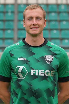 Fußball Regionalliga West Offizieller Fototermin Preußen Münster am 03.08.2021 im Preußenstadion in Münster Simon Scherder ( Münster )
