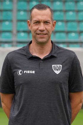 Fußball Regionalliga West Offizieller Fototermin Preußen Münster am 03.08.2021 im Preußenstadion in Münster Carsten Nulle ( Torwarttrainer Münster )