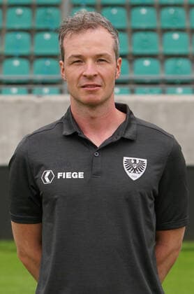 Fußball Regionalliga West Offizieller Fototermin Preußen Münster am 03.08.2021 im Preußenstadion in Münster Matthias Sieme ( Physiotherapeut Münster )