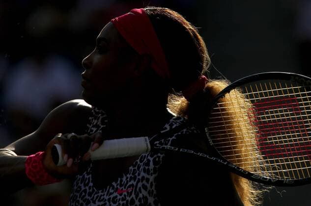 Mandatory Credit: Photo by Ella Ling Bpi Shutterstock (4101837bu) Serena Williams of USA in action during the Ladies Final at the US Open, 2014 US Open Tennis Championships 2014 Day Fourteen Flushing Meadows, New York, United States - 7 Sep 2014 Strictly Editorial Use Only - No Merchandising. US Open Tennis Championships 2014 Day Fourteen Flushing Meadows, New York, United States - 7 Sep 2014 Strictly Editorial Use Only - No Merchandising.  Copyright: xEllaxLing Bpi Shutterstockx 4101837bu