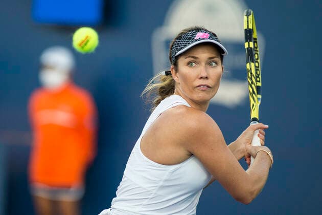 August 05, 2021: Danielle Collins (USA) defeated Sloane Stephens (USA) 36 64 63 in the second round of the Mubadala Silicon Valley Classic at San Jose State University in San Jose, California. TennisClix CSM San Jose USA - ZUMAc04_ 20210805_zaf_c04_487 Copyright: xMalxTaamx