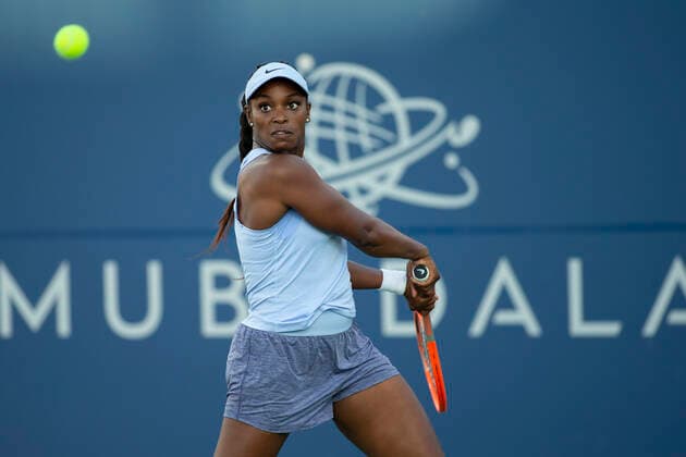 August 05, 2021: Sloane Stephens (USA) was defeated by Danielle Collins (USA) 36 64 63 in the second round of the Mubadala Silicon Valley Classic at San Jose State University in San Jose, California. TennisClix CSM San Jose USA - ZUMAc04_ 20210805_zaf_c04_507 Copyright: xMalxTaamx