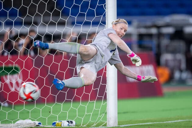 Sport Bilder des Tages 210806 Goalkeeper Hedvig Lindahl of Sweden in the women?s football final during day 14 of the Tokyo 2020 Olympic Games, Olympische Spiele, Olympia, OS on August 6, 2021 in Tokyo. Photo: Daniel Stiller BILDBYRAN kod DS DS0190 fotboll football soccer fotball olympic games olympics os ol olympiska spel olympiske leker tokyo2020 tokyo 2020 tokyo-os tokyo-ol bbeng sverige sweden canada kanada final Copyright: DANIELxSTILLER BB210806DS022