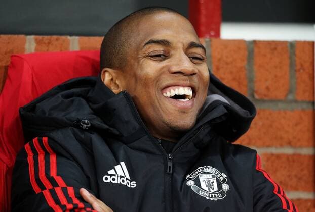 Mandatory Credit: Photo by Matt McNulty Jmp Shutterstock (9184965av) Ashley Young of Manchester United, ManU Manchester United v Benfica, UK - 01 Nov 2017 EDITORIAL USE ONLY Manchester United v Benfica, UK - 01 Nov 2017 EDITORIAL USE ONLY  Copyright: xMattxMcNulty Jmp Shutterstockx 9184965av