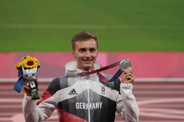 Tokyo 2021, Olympische Sommerspiele, Olympics, Oylmpic Summer Games, 23.07-08.08.2021, Olympiastadion Tokyo, 50KM Gehen Jonathan Hilbert Deutschland silbermedailien ,