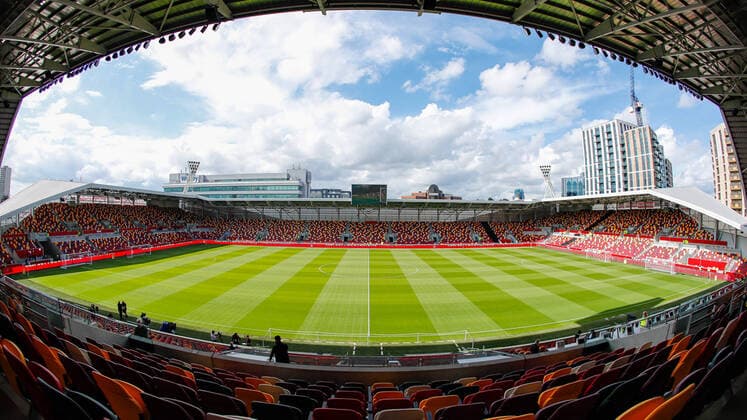 Brentford v Valencia CF Pre-season friendly General view of the ground prior to the pre-season friendly match between Brentford and Valencia CF at the Brentford Community Stadium, Brentford Content Not Available For UK Newspapers Copyright: xMarkxDxFullerx FIL-15759-0013