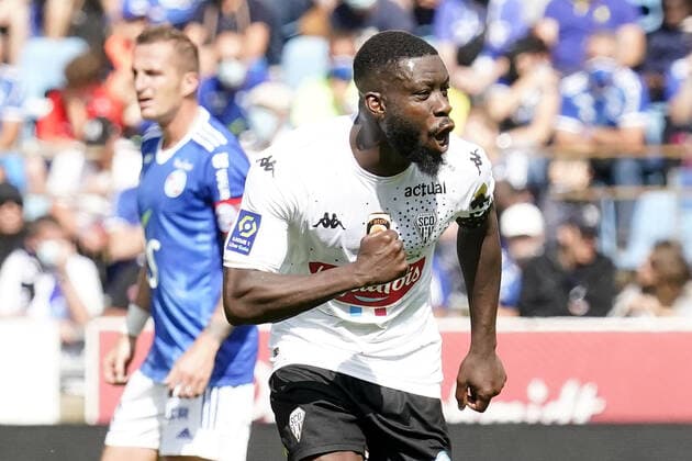 JOIE - 08 ISMAEL TRAORE (SCO) FOOTBALL : Strasbourg vs Angers - Ligue 1 Uber Eats - 08 08 2021 FEP Panoramic 
